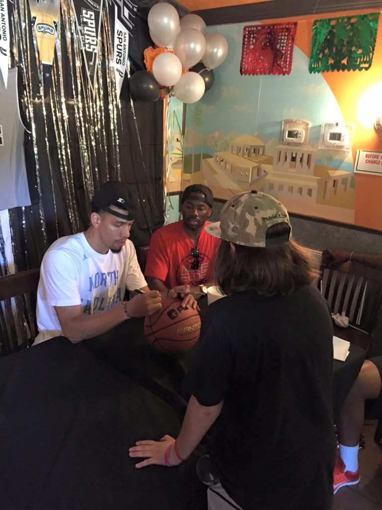 Me meeting Danny Green